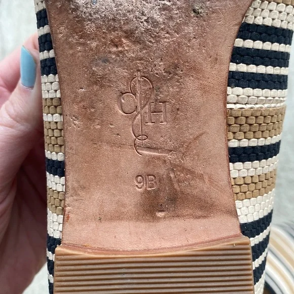 Cole Haan Vintage Dress Shoes size 9B tan and black slipon loafers flats - Picture 2 of 5